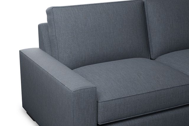 Edgewater Victory Dark Blue 84" Sofa W/ 2 Cushions