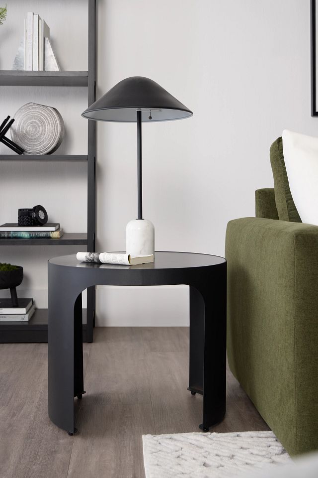 Cova Black Metal Table Lamp