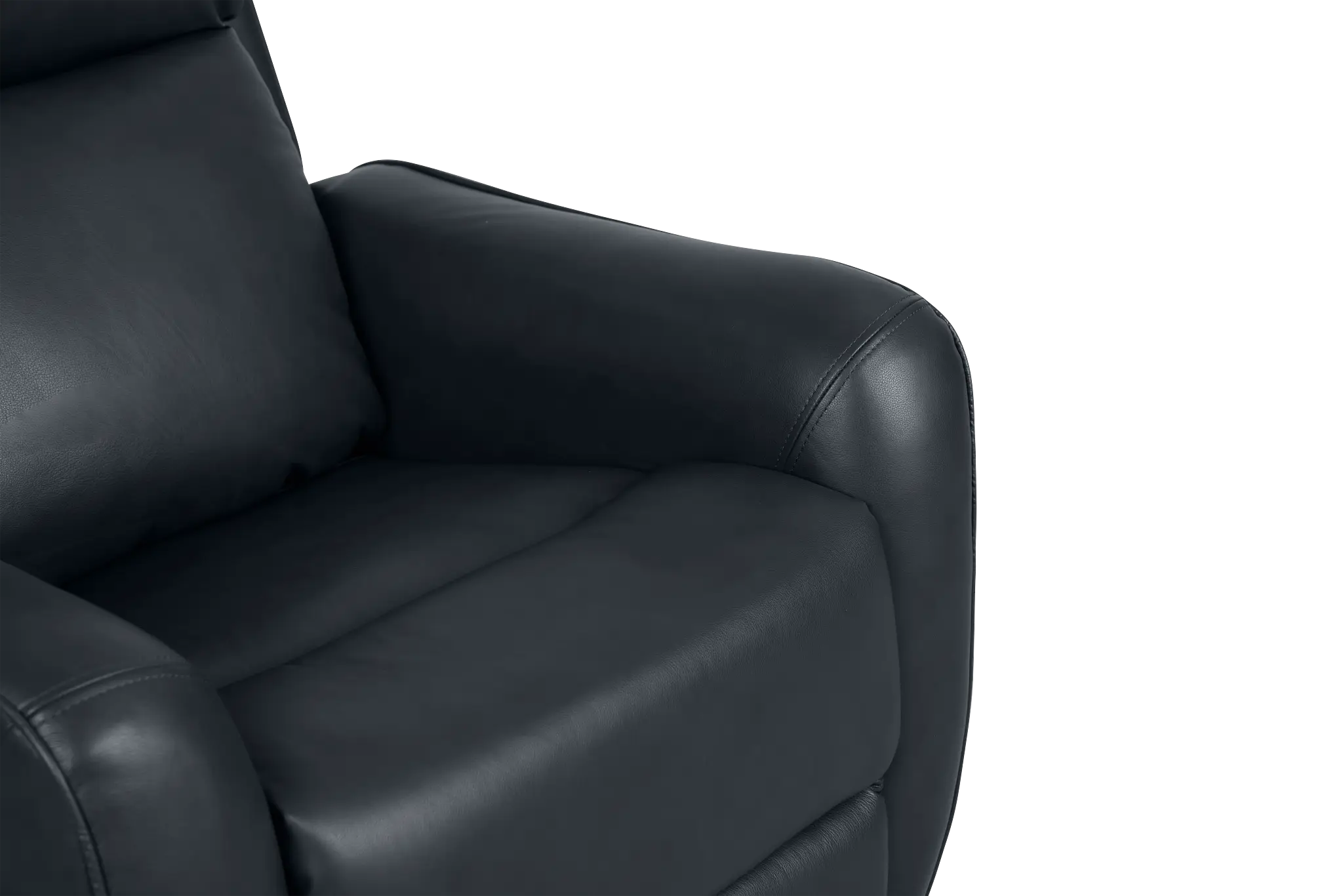 Julian Dark Blue Lthr/vinyl Power Swivel Glider Recliner Julian Dark Blue Lthr/vinyl Power Swivel Glider Recliner