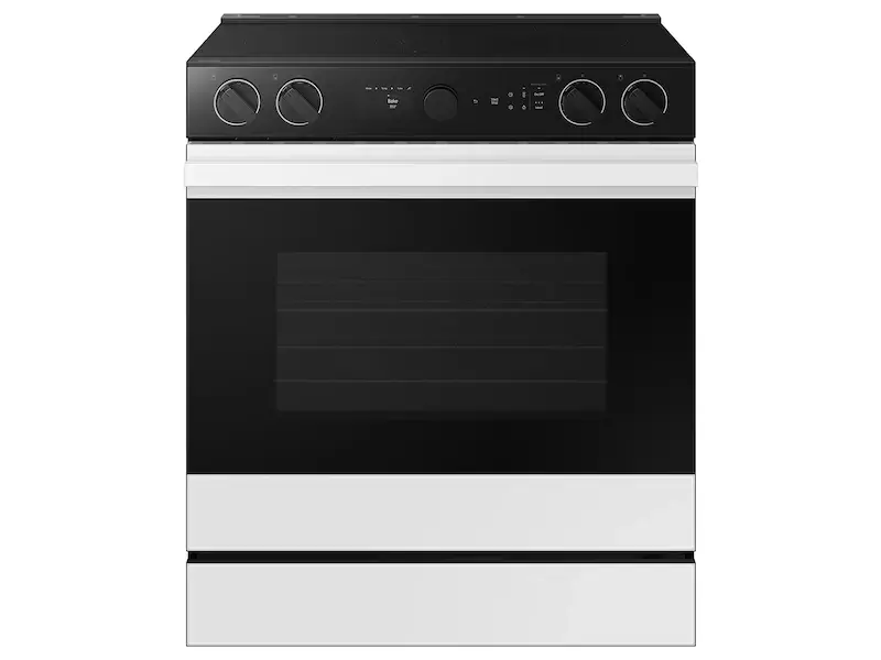 Samsung Bespoke Series White Electric Range Samsung Bespoke Series White Electric Range