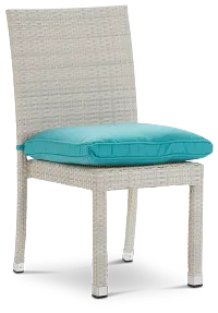 Bahia Dark Teal Side Chair