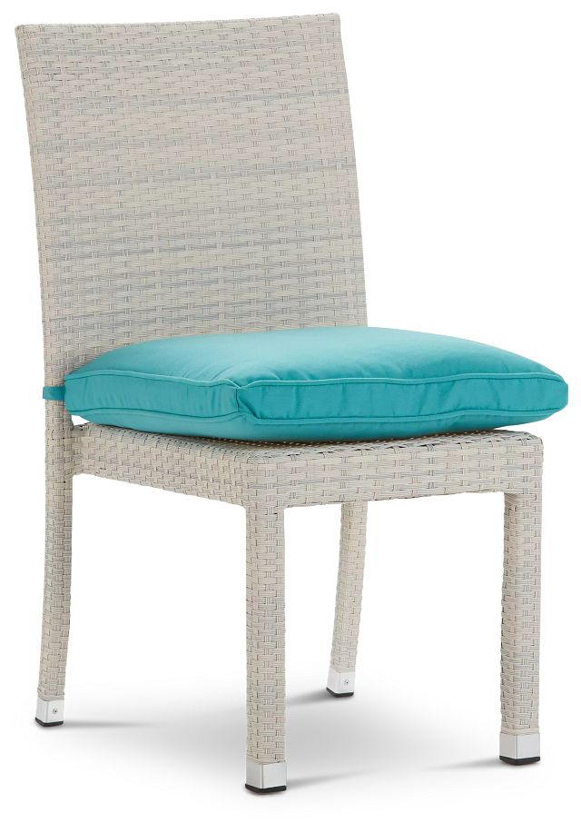 Bahia Dark Teal Side Chair