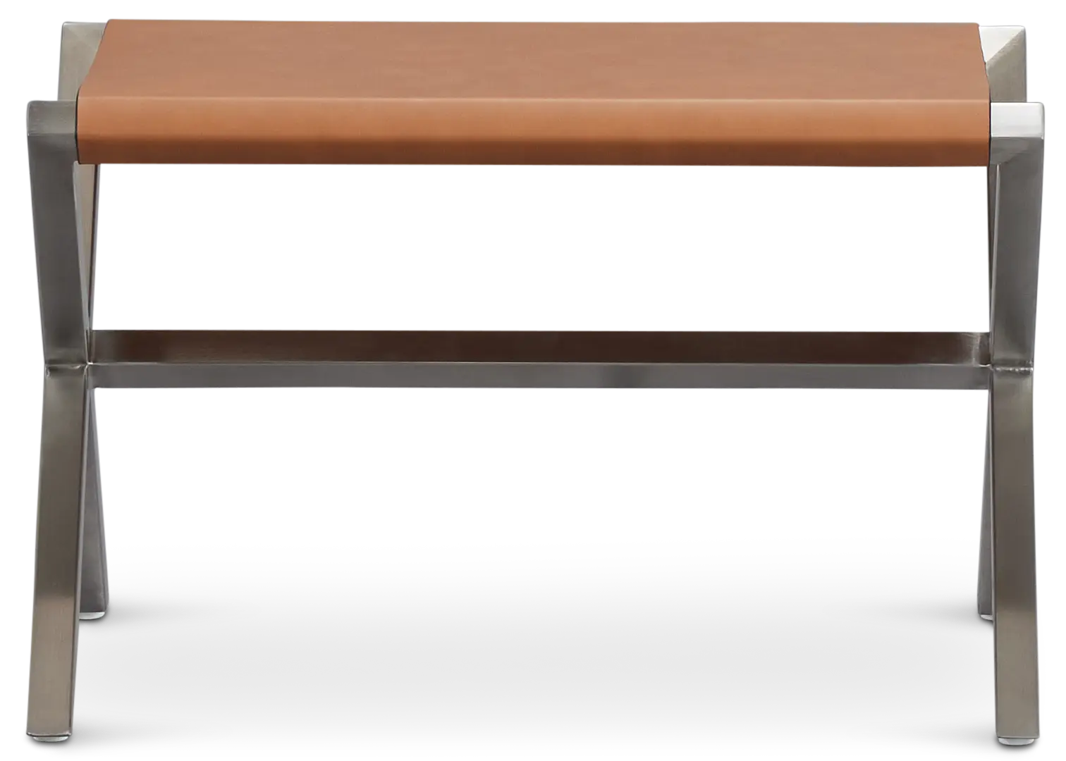 Haven Brown Chrome Stool Haven Brown Chrome Stool