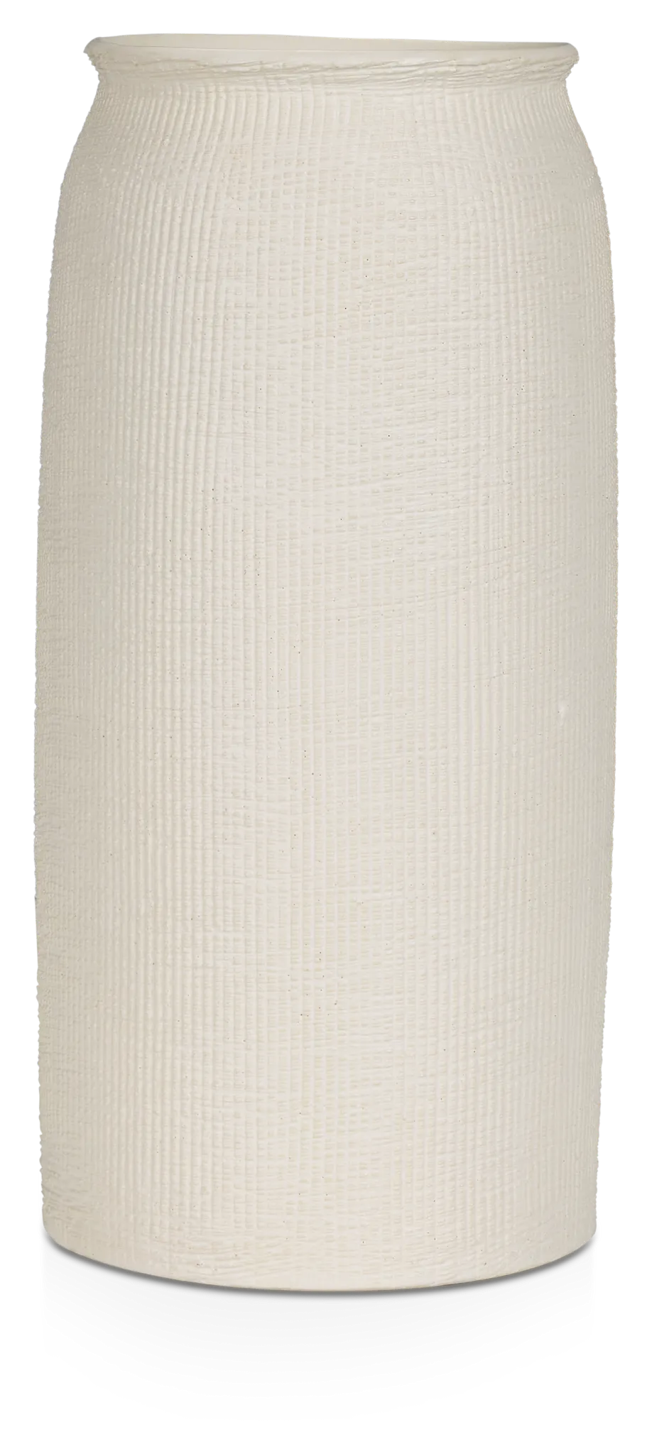 Cari White Medium Vase