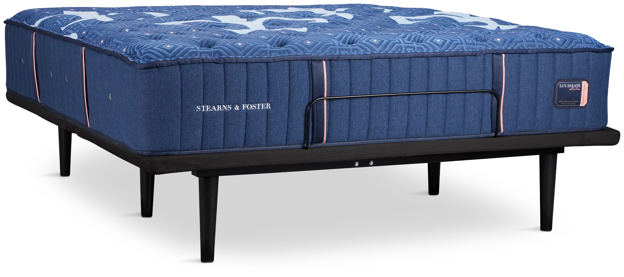 Stearns & Foster Lux Estate Medium Ease Adjustable Mattress Set