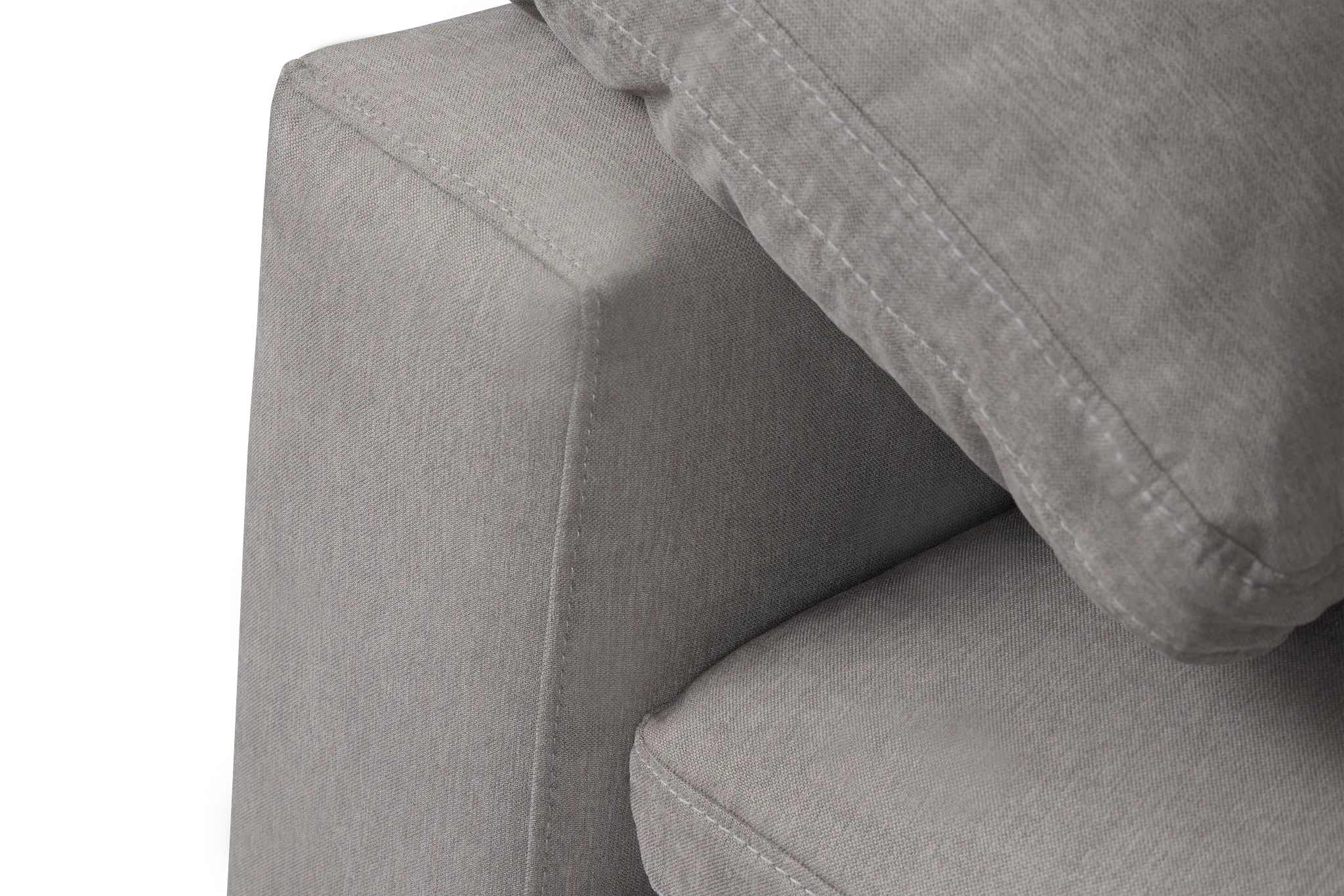 Nixon Light Gray Fabric Sofa