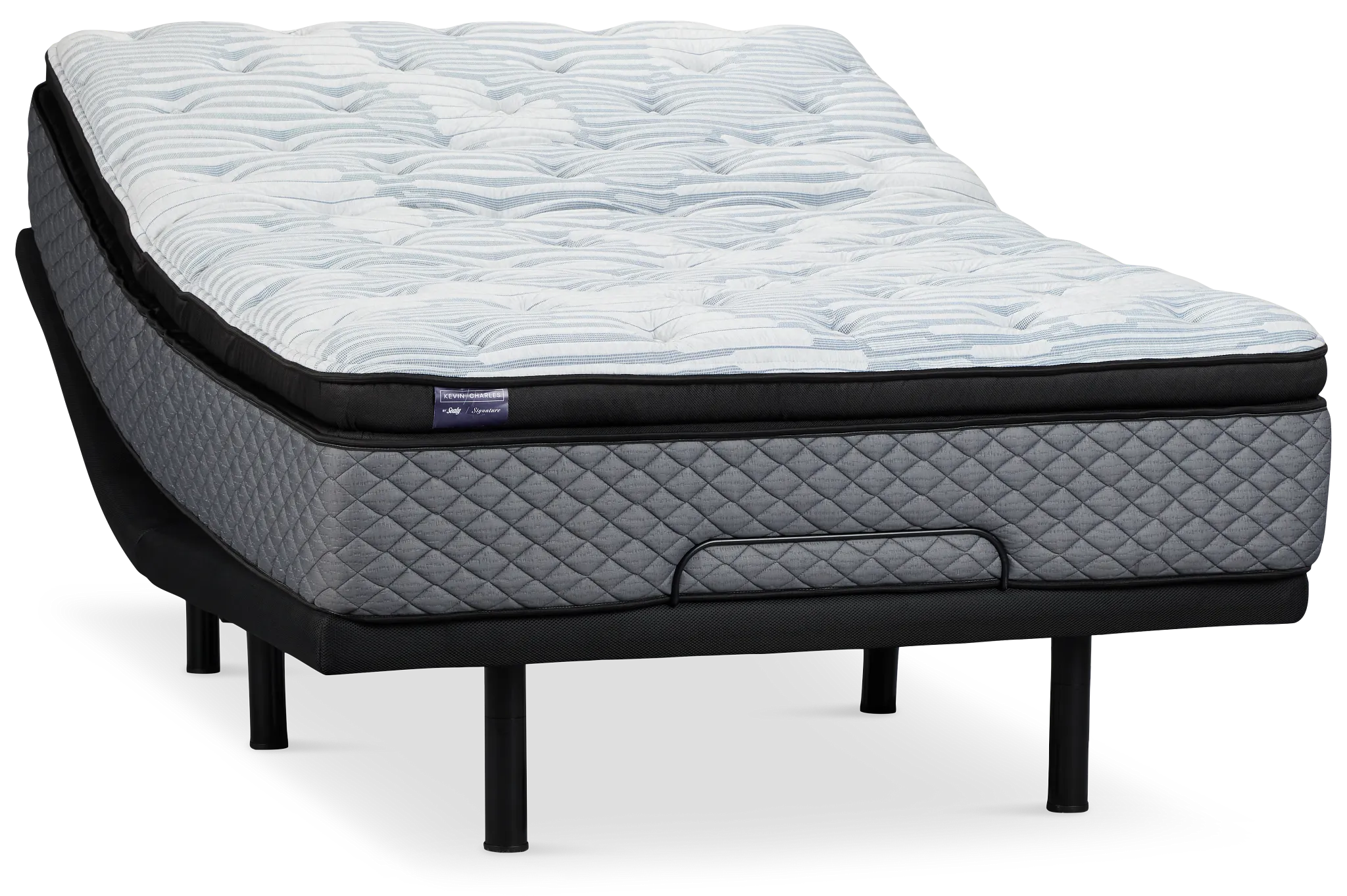 Kevin Charles By Sealy Signature Ultra Plush Elite Adjustable Mattress Set