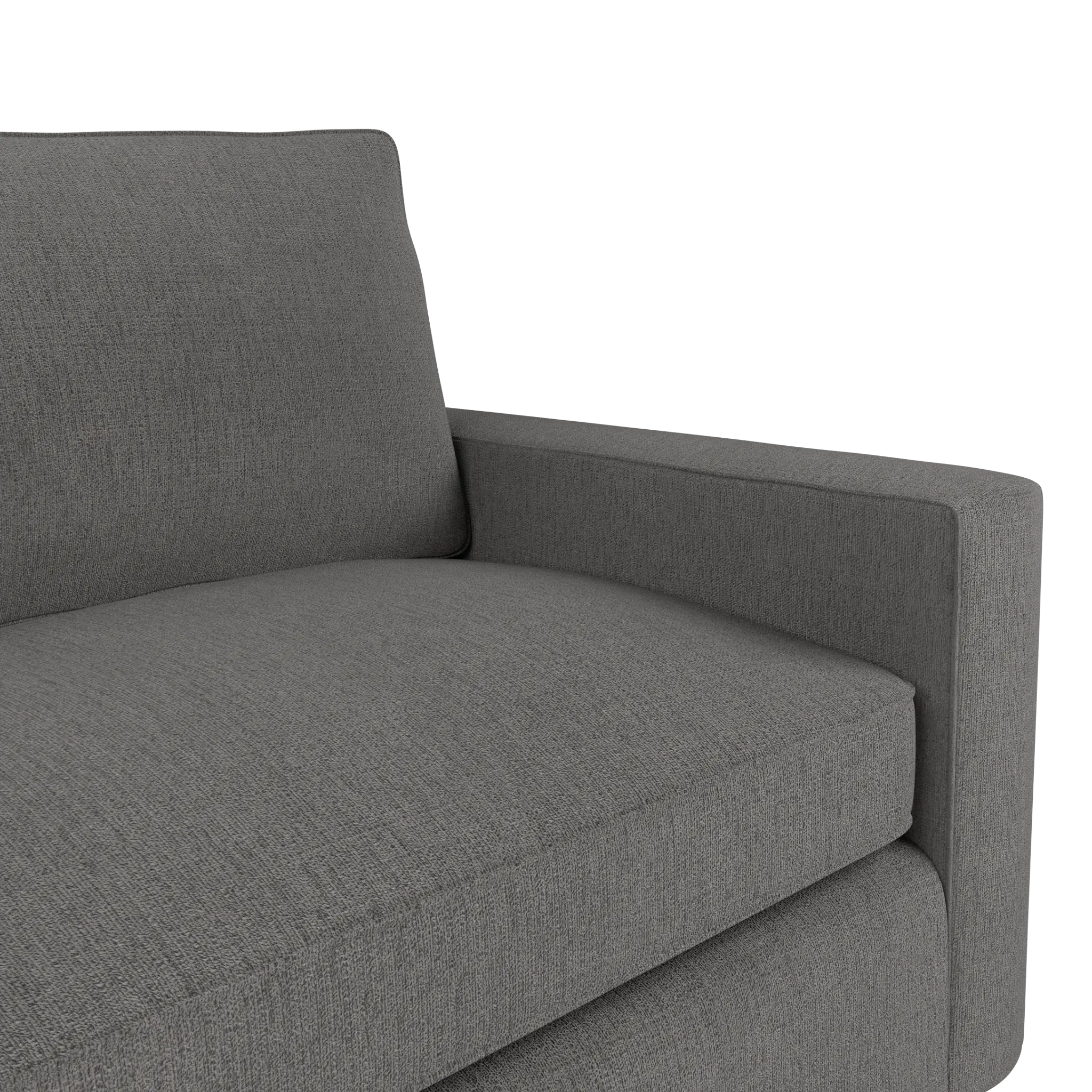 Siesta Peyton Gray Fabric Memory Foam Sleeper Siesta Peyton Gray Fabric Memory Foam Sleeper
