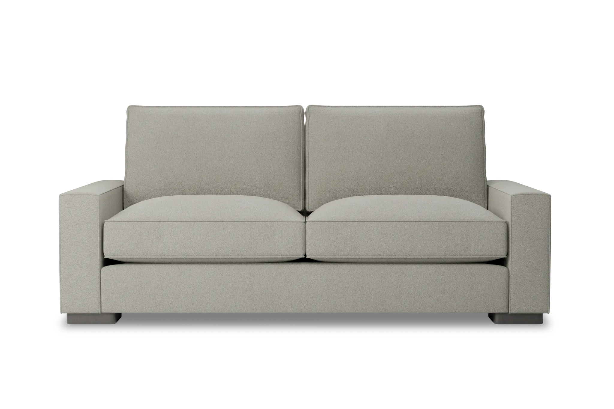 Edgewater Elite Gray 84" Sofa W/ 2 Cushions