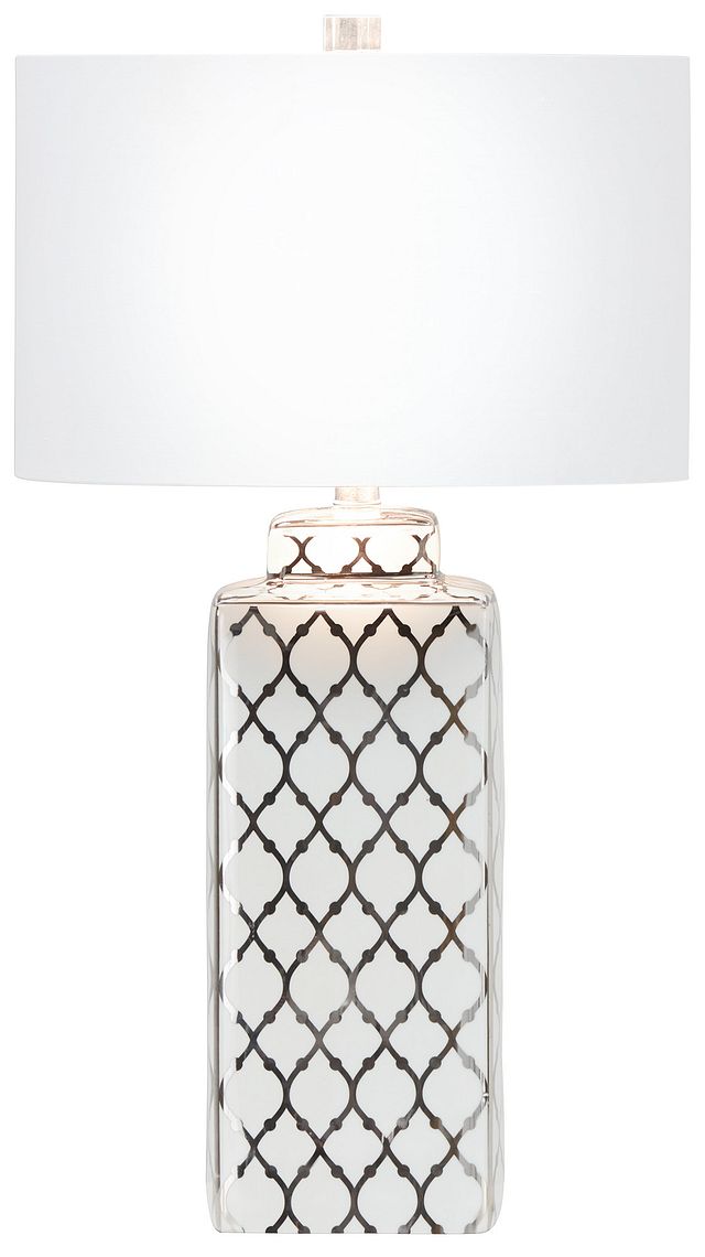 Sydney Silver Table Lamp