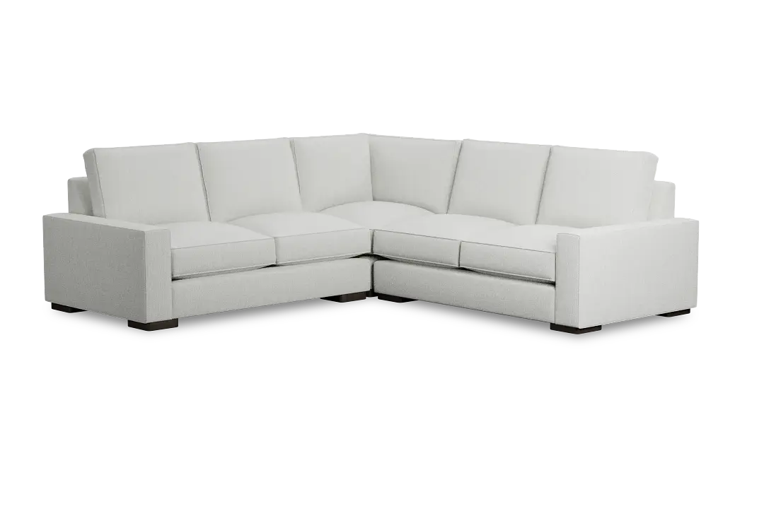 Edgewater Revenue White Small Two-arm Sectional Edgewater Revenue White Small Two-arm Sectional