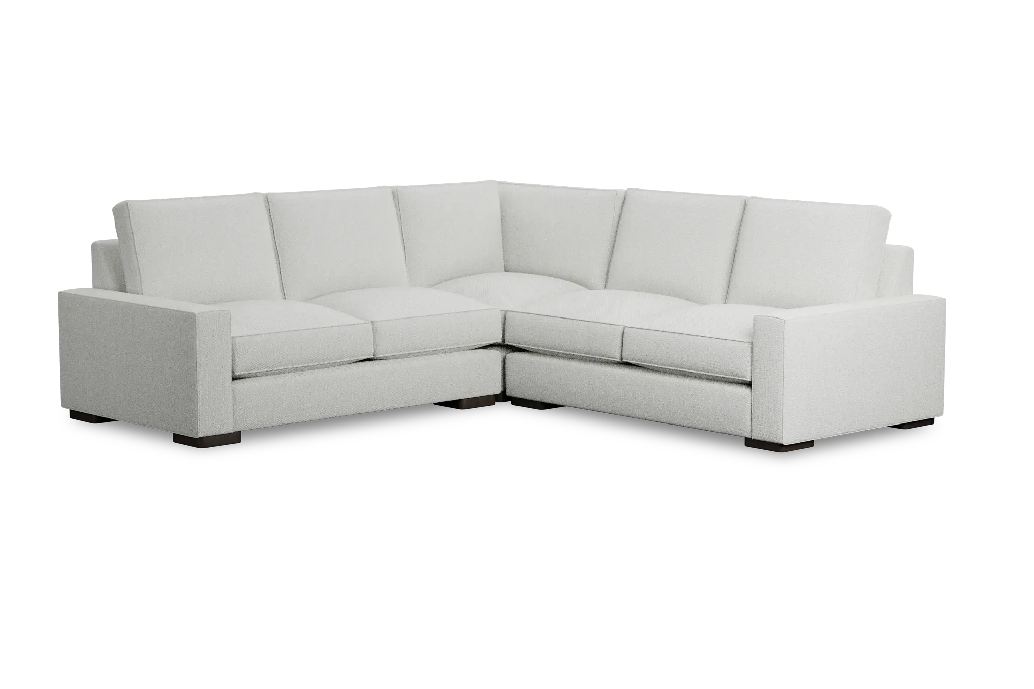 Edgewater Revenue White Small Two-arm Sectional Edgewater Revenue White Small Two-arm Sectional