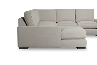 Edgewater Revenue Beige Medium Left Chaise Sectional
