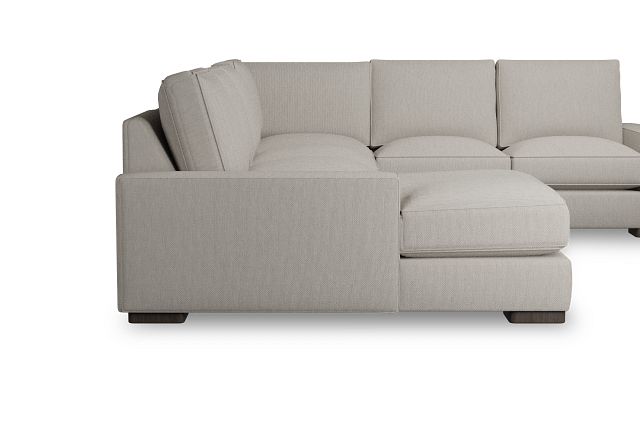 Edgewater Revenue Beige Medium Left Chaise Sectional