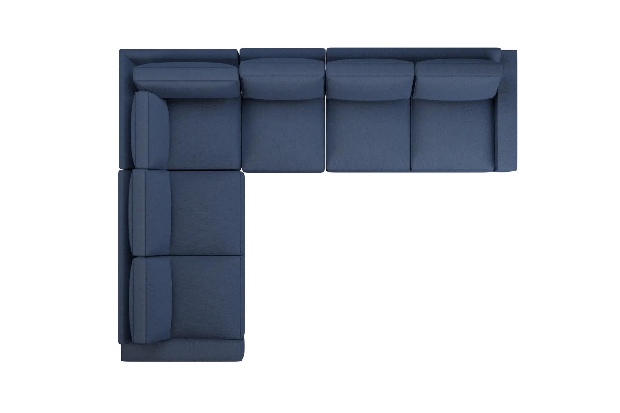 Edgewater Revenue Dark Blue Medium Two-arm Sectional Edgewater Revenue Dark Blue Medium Two-arm Sectional