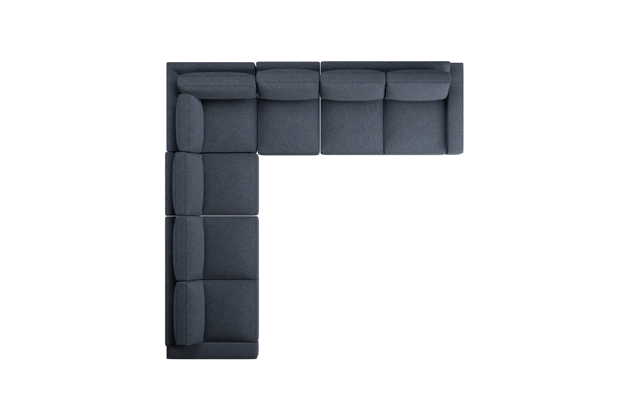 Edgewater Maguire Blue Large Two-arm Sectional