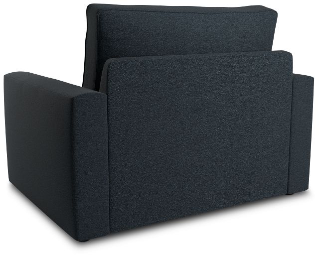 Siesta Elite Dark Blue Fabric Memory Foam Sleeper