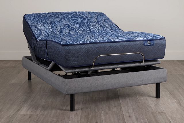 Serta Perfect Sleeper Cobalt Calm Extra Firm Motion Perfect 4 Adjustable Base Set