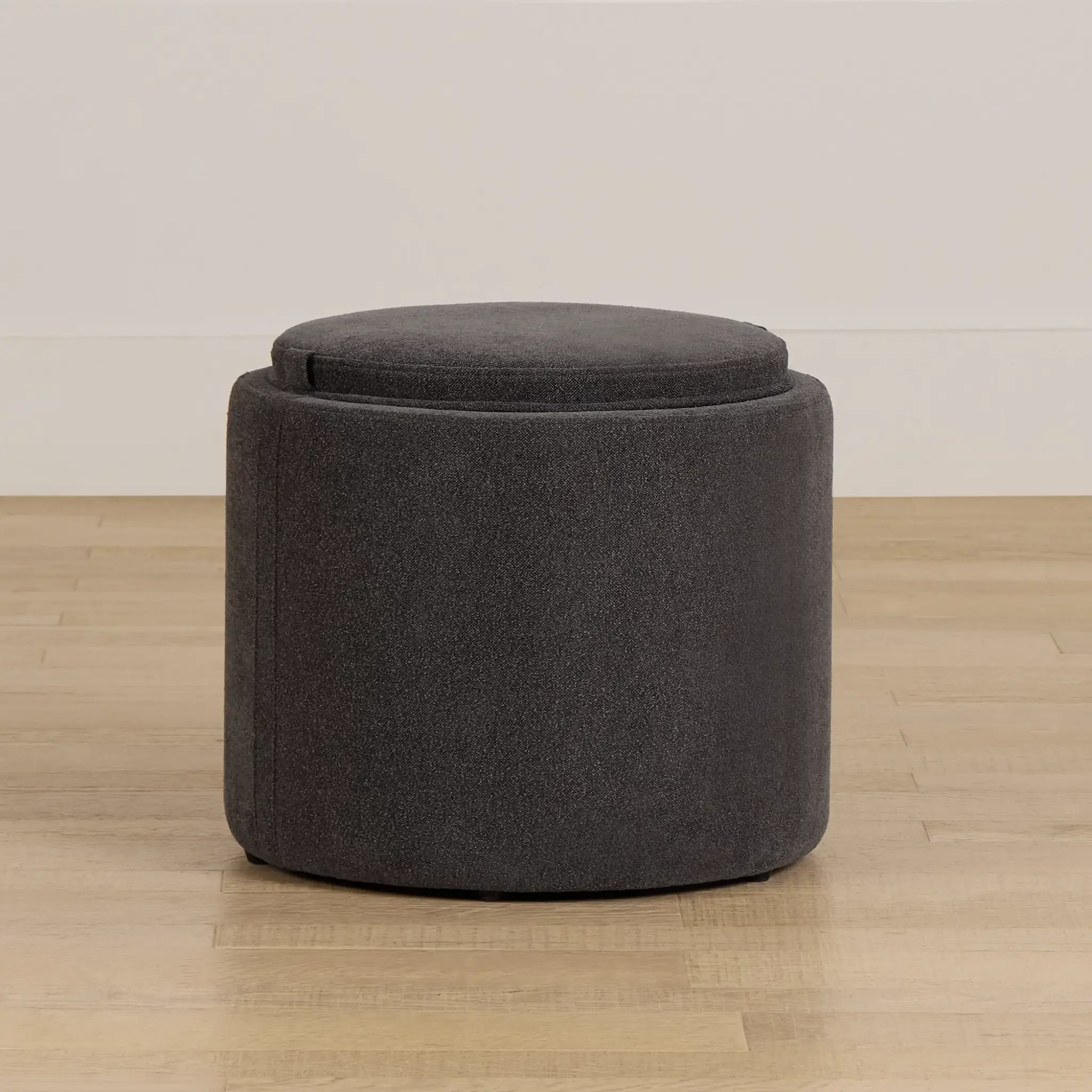 Kristen Dark Gray Small Storage Accent Ottoman Kristen Dark Gray Small Storage Accent Ottoman