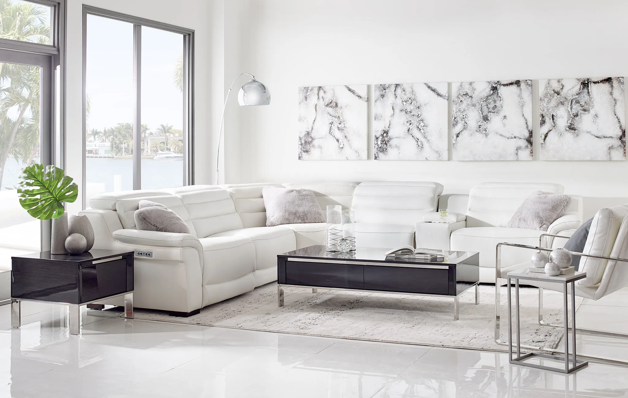 Vancouver Dark Tone Square End Table
