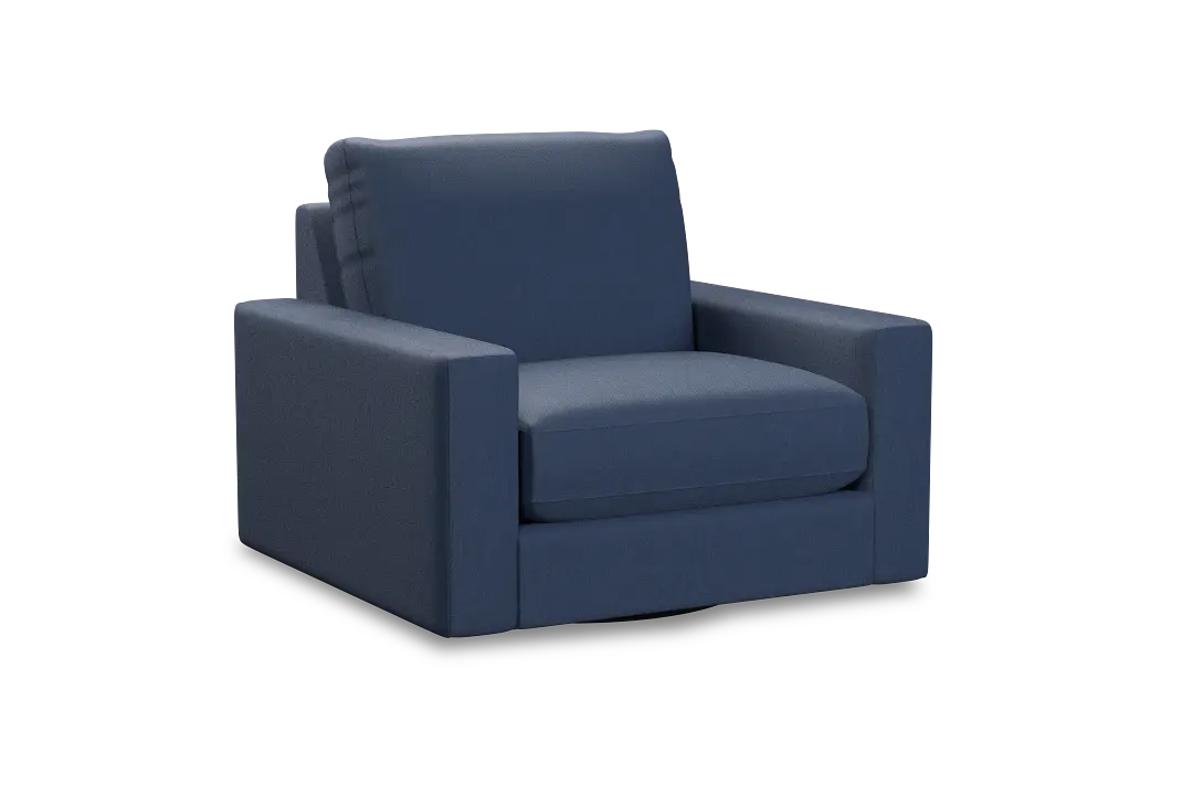 Edgewater Revenue Dark Blue Swivel Chair Edgewater Revenue Dark Blue Swivel Chair