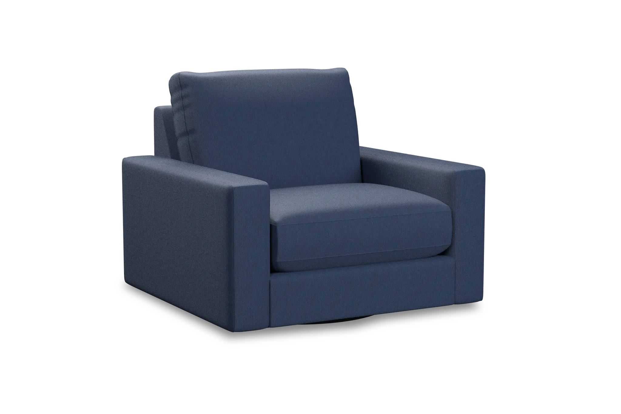 Edgewater Revenue Dark Blue Swivel Chair