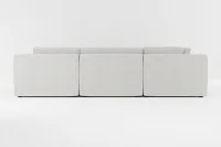 Destin Maguire Ivory Fabric 8-piece Modular Sectional