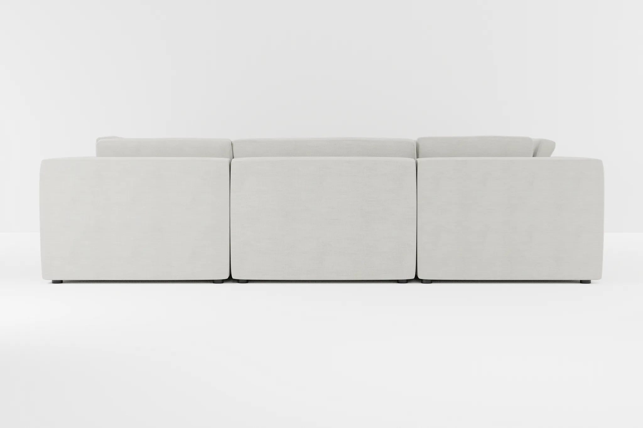 Destin Maguire Ivory Fabric 8-piece Modular Sectional