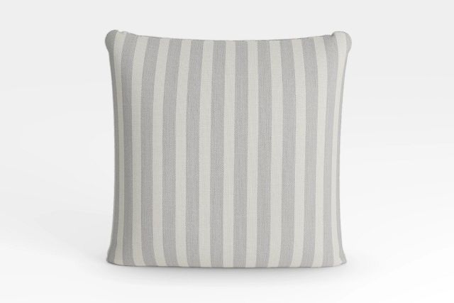 Sea Lane Light Gray 20" Accent Pillow