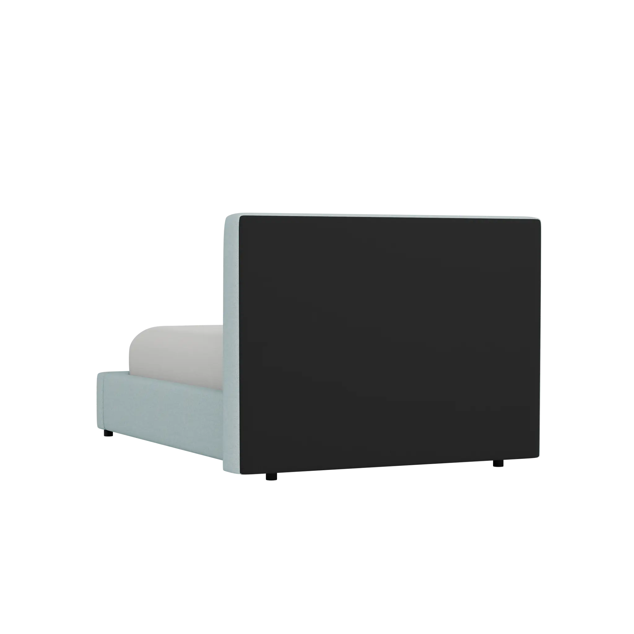 Grayton Elite Light Blue 44" Upholstered Platform Bed Grayton Elite Light Blue 44" Upholstered Platform Bed