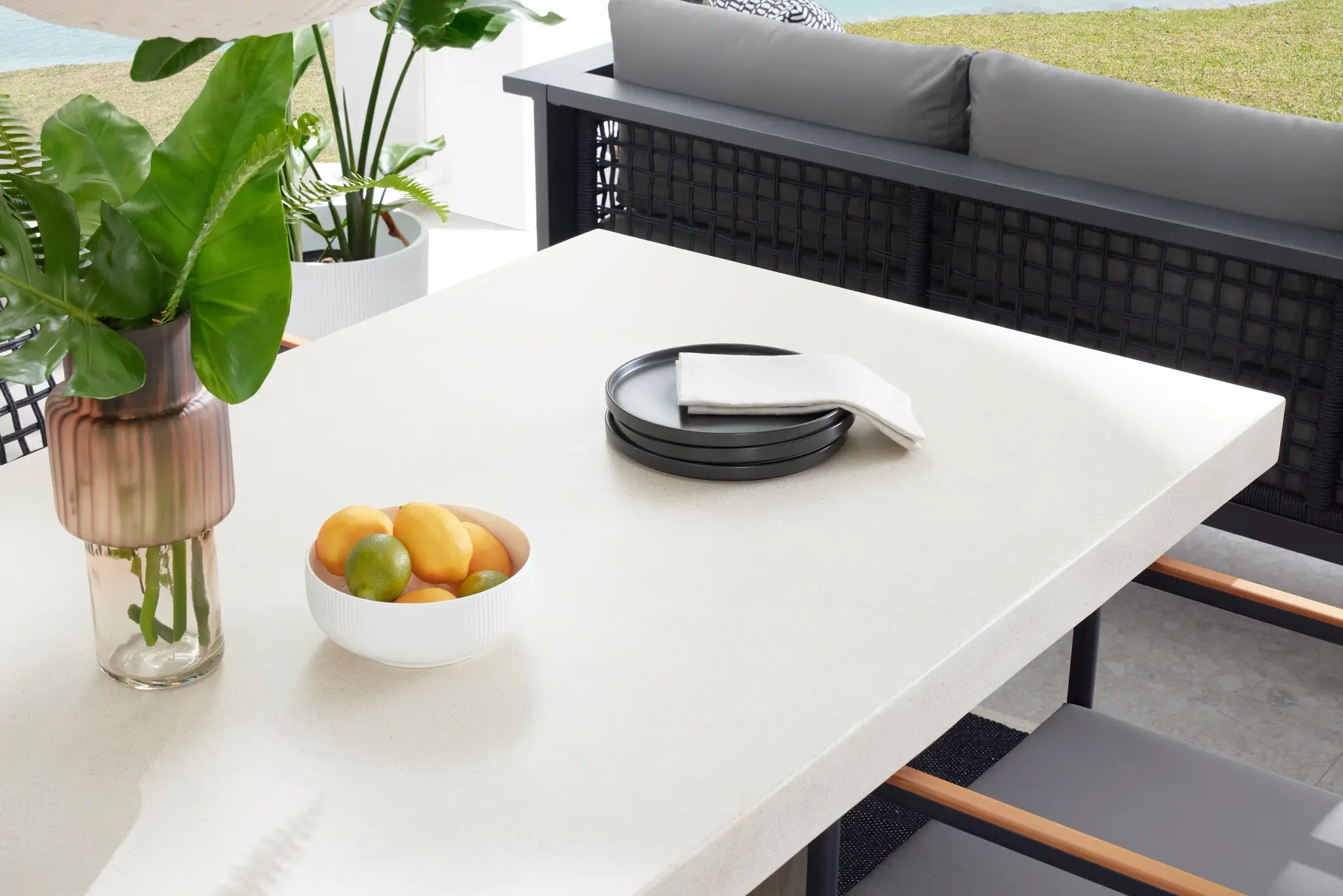 Jensen White Rectangular Table