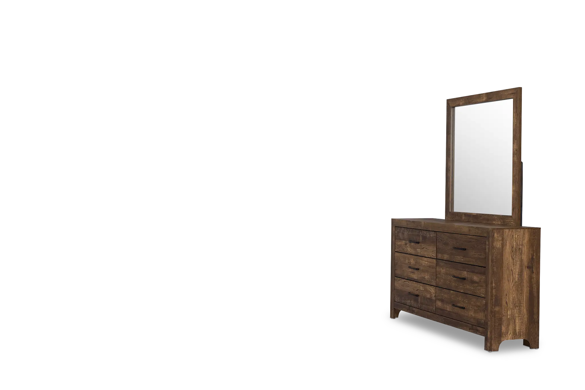 Ollie Dark Tone Dresser & Mirror Ollie Dark Tone Dresser & Mirror