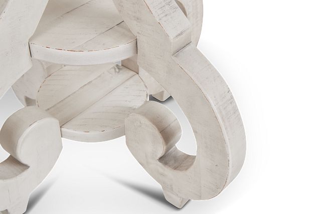 Sonoma Ivory Round End Table