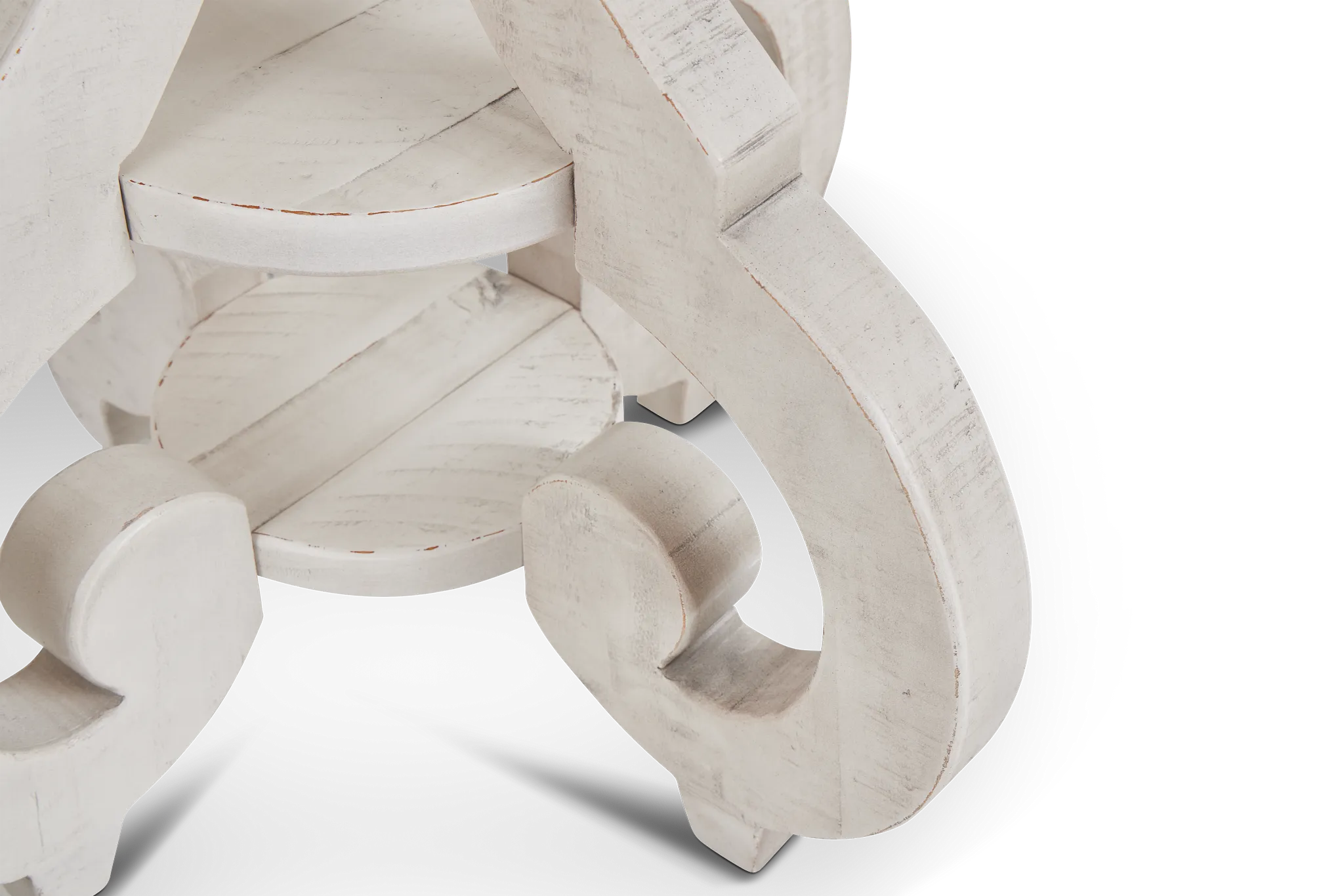 Sonoma Ivory Round End Table