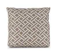 Eastwood Light Gray 18" Indoor/outdoor Square Accent Pillow