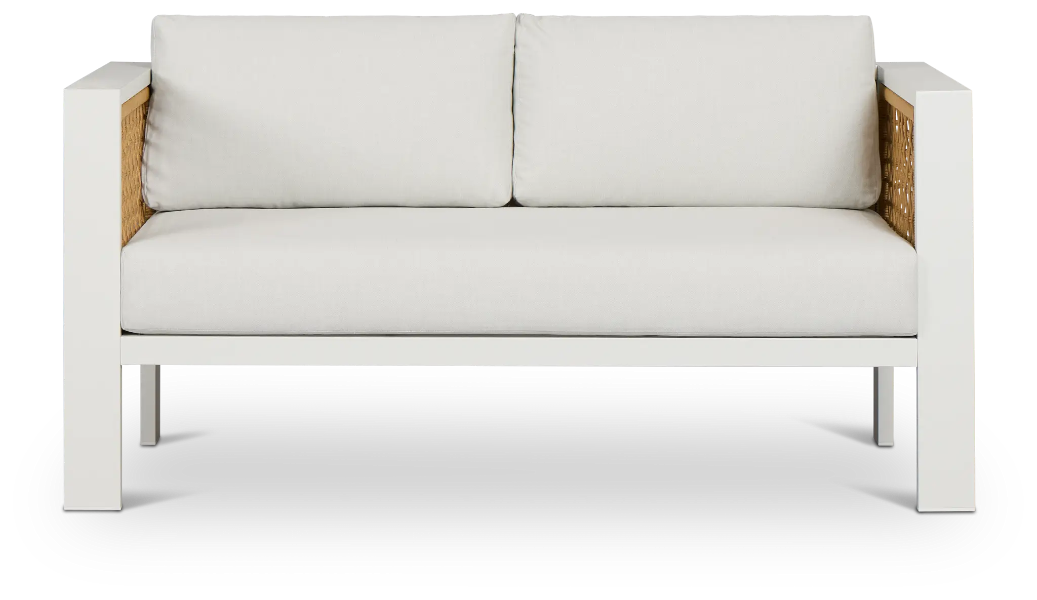 Sunrise White Loveseat Sunrise White Loveseat