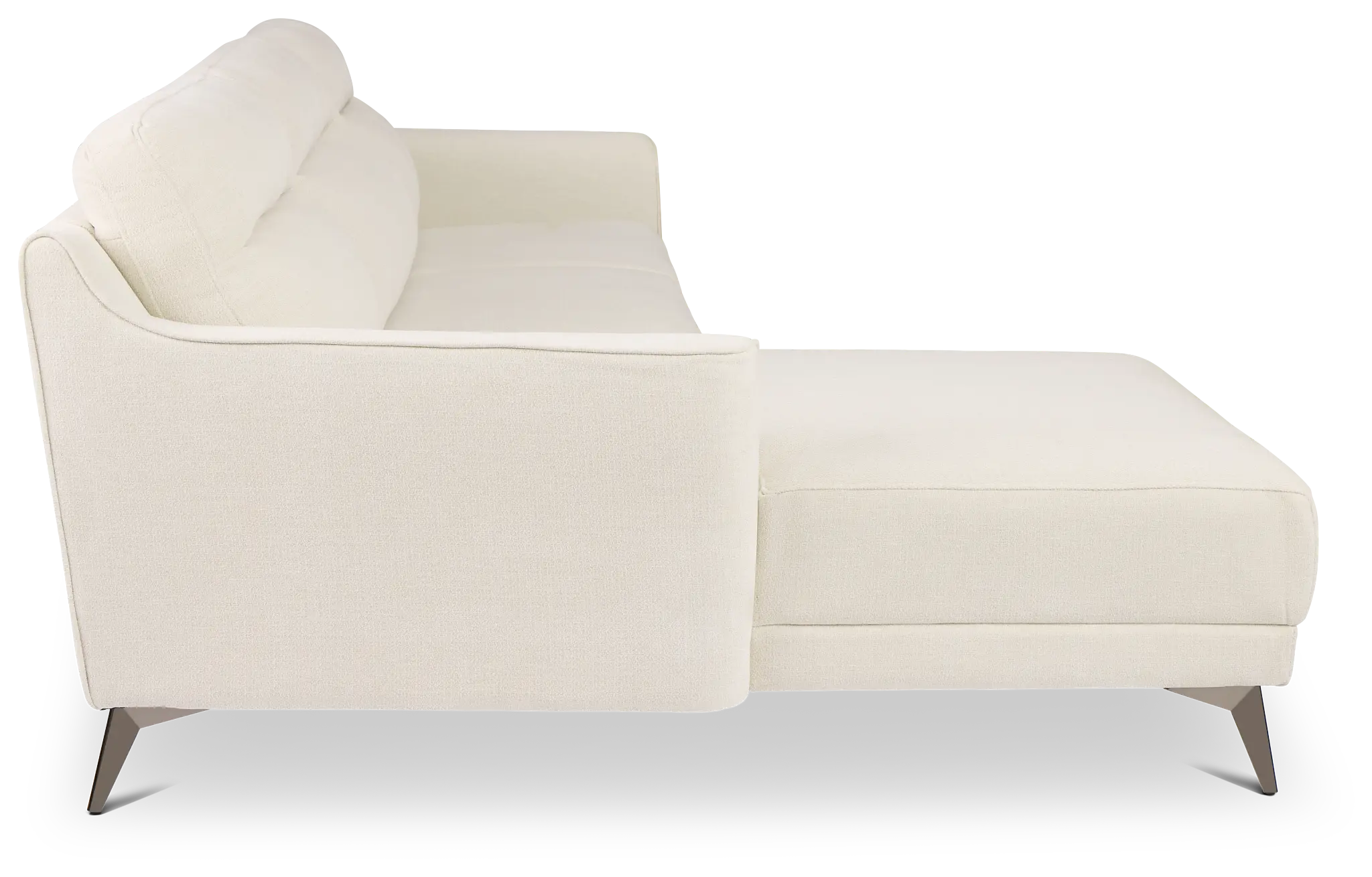 Talia Light Beige Fabric Left Chaise Sectional Talia Light Beige Fabric Left Chaise Sectional