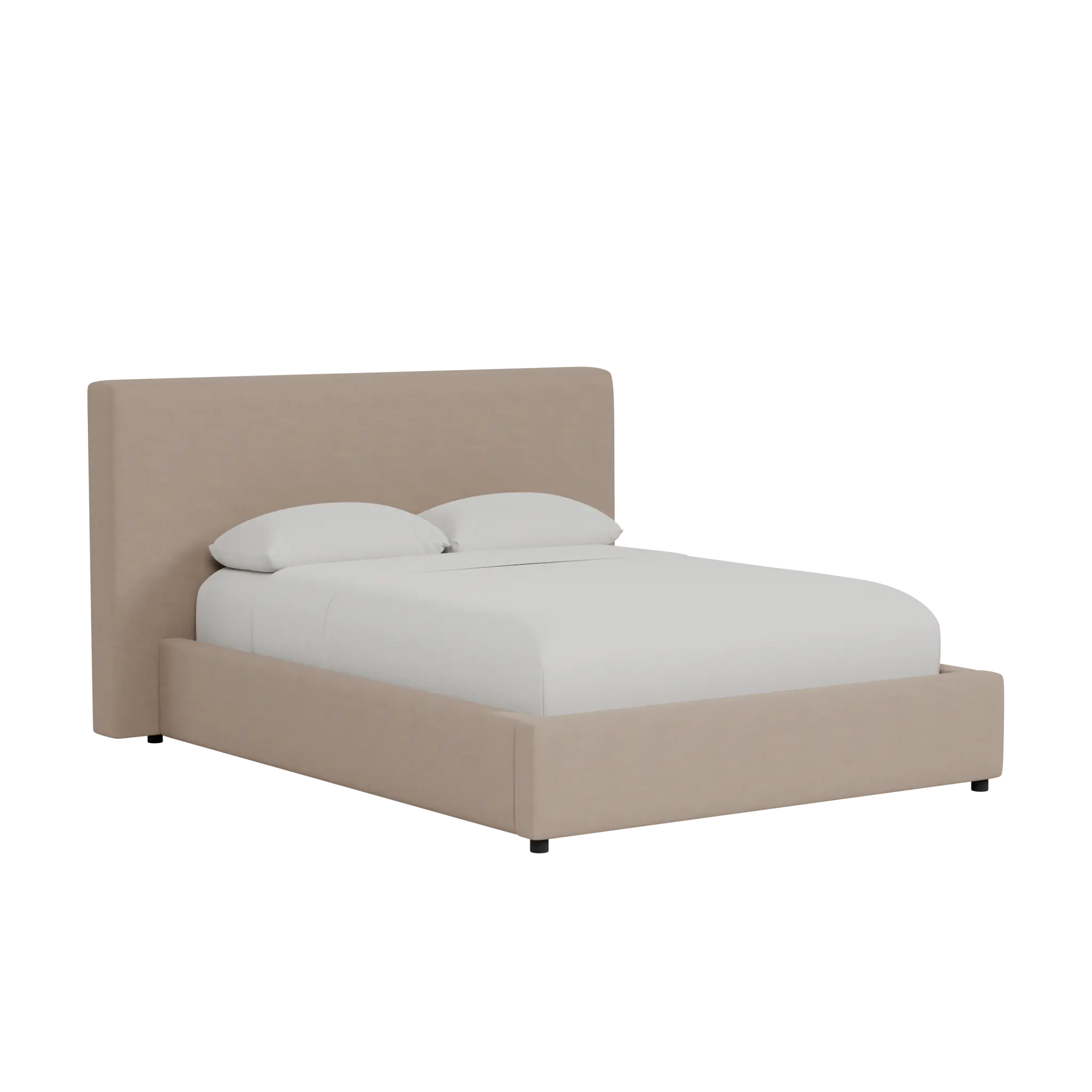 Grayton Joya Beige 44" Upholstered Platform Bed Grayton Joya Beige 44" Upholstered Platform Bed