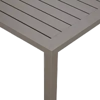 Raleigh Taupe Aluminum Coffee Table