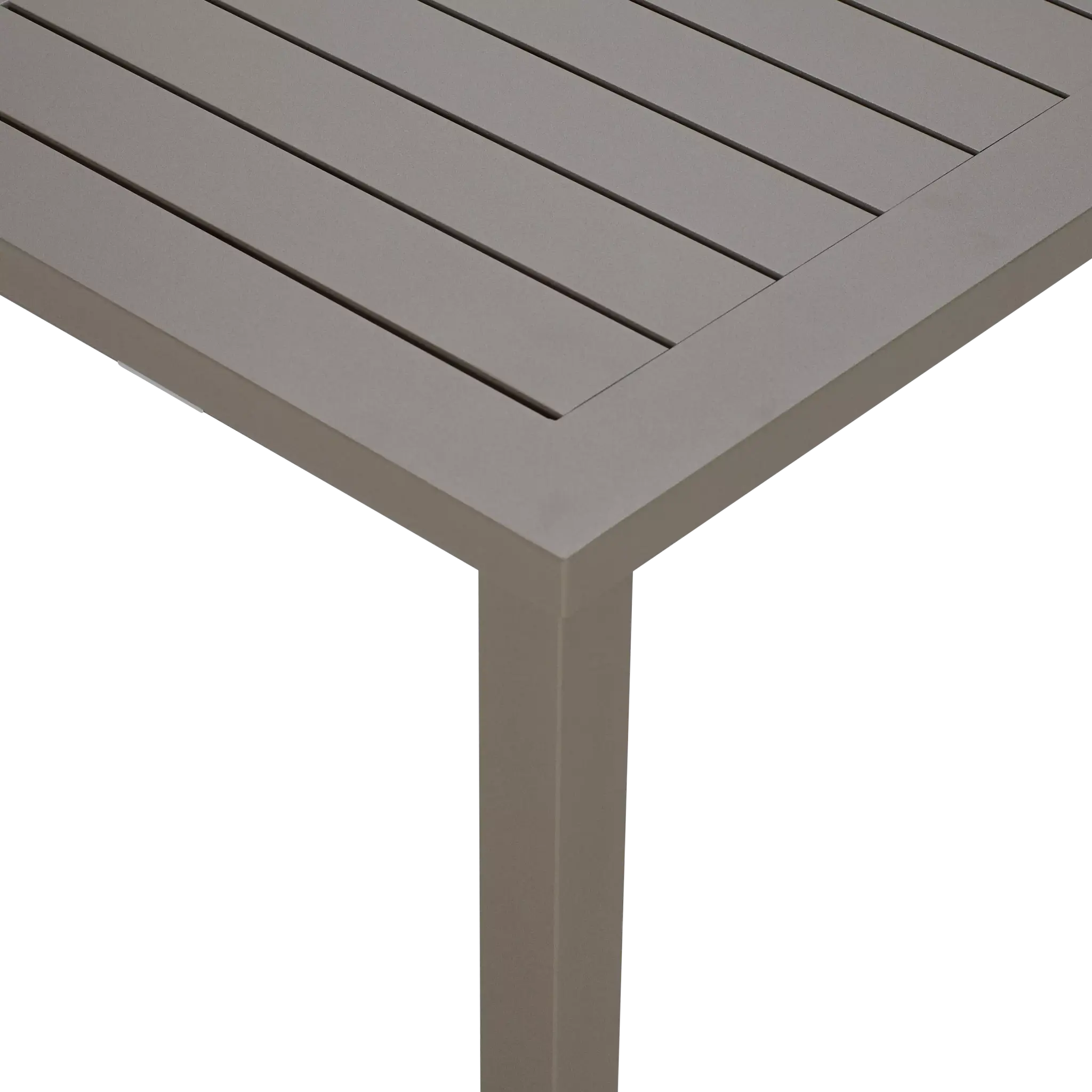 Raleigh Taupe Aluminum Coffee Table Raleigh Taupe Aluminum Coffee Table