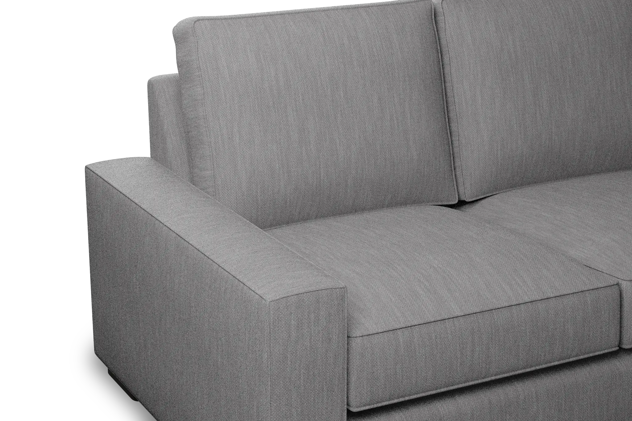 Edgewater Revenue Gray 96" Sofa W/ 3 Cushions Edgewater Revenue Gray 96" Sofa W/ 3 Cushions