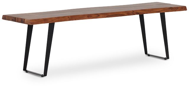 Shiloh Mid Tone Wood Dining Bench