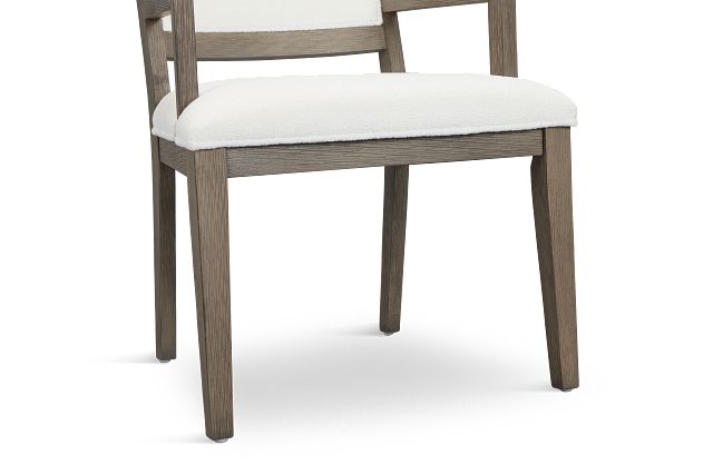 Alden Gray Upholstered Arm Chair