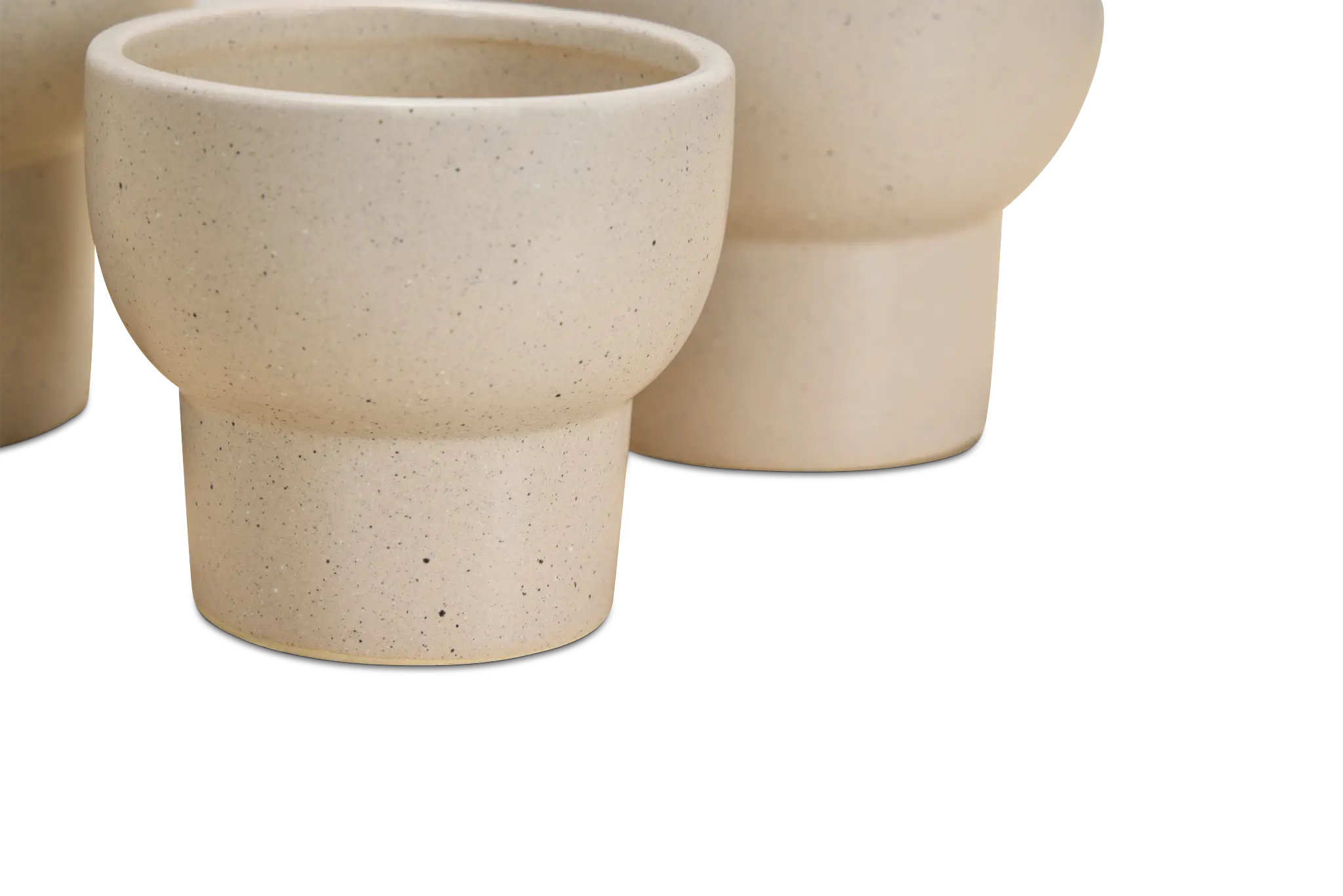 Arista Light Brown Set Of 3 Planter Arista Light Brown Set Of 3 Planter