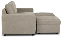 Addie Gray Fabric 4-piece Pit Storage Sectional