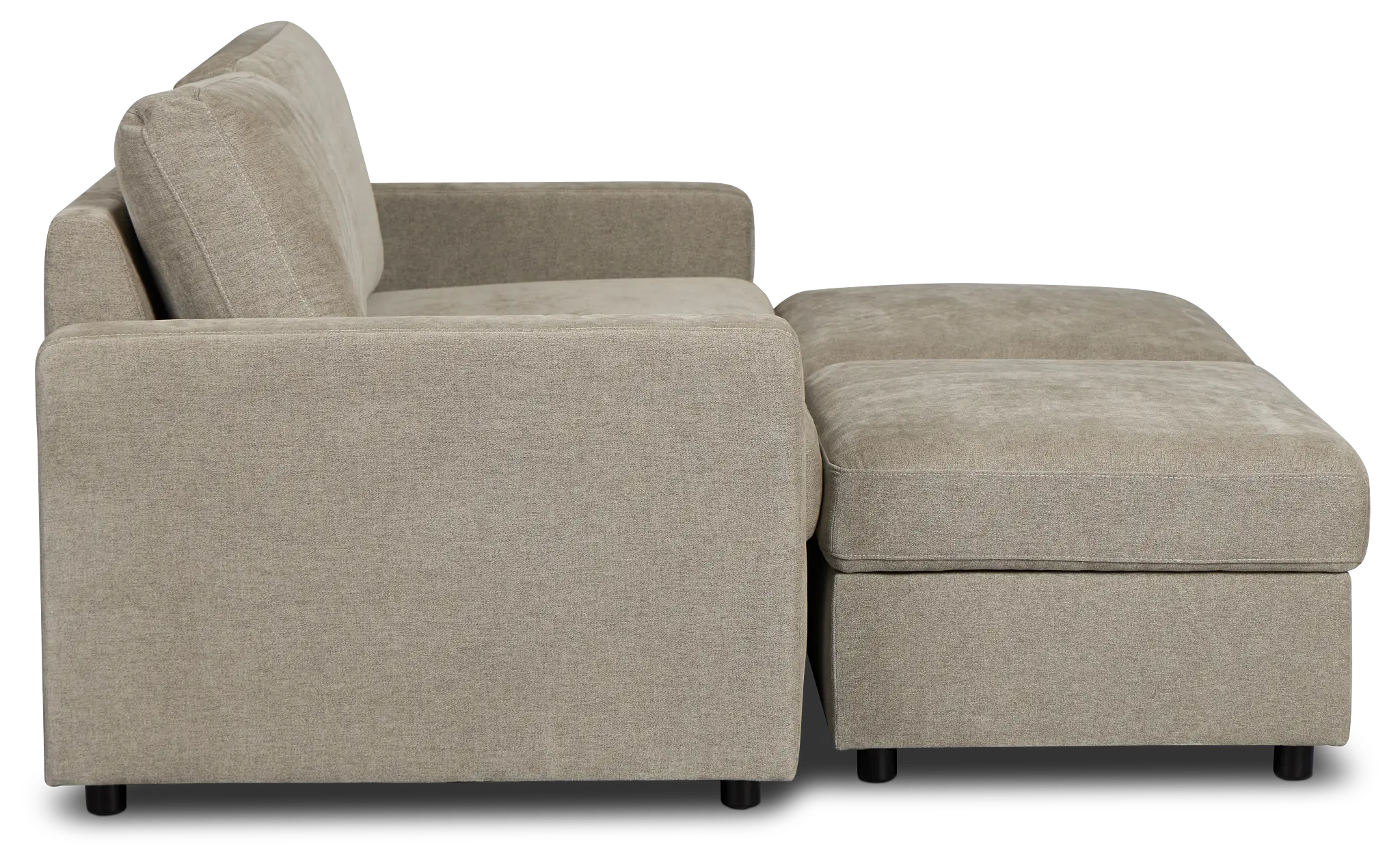 Addie Gray Fabric 4-piece Pit Storage Sectional Addie Gray Fabric 4-piece Pit Storage Sectional