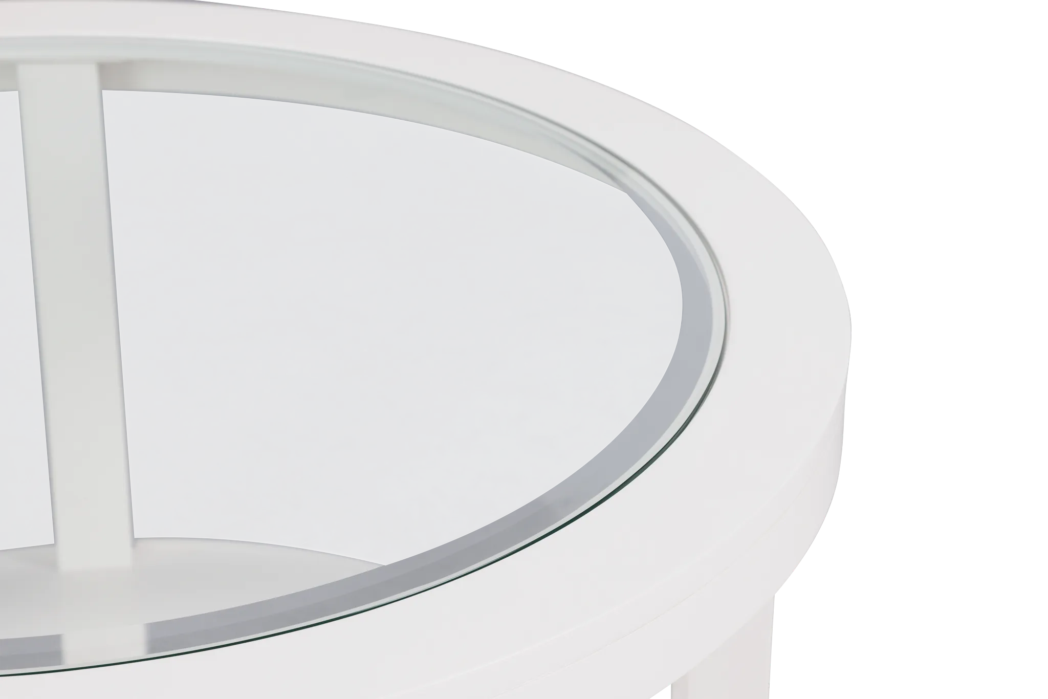 Hurley White Round Coffee Table