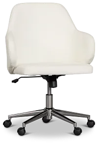 Holland White Desk Chair