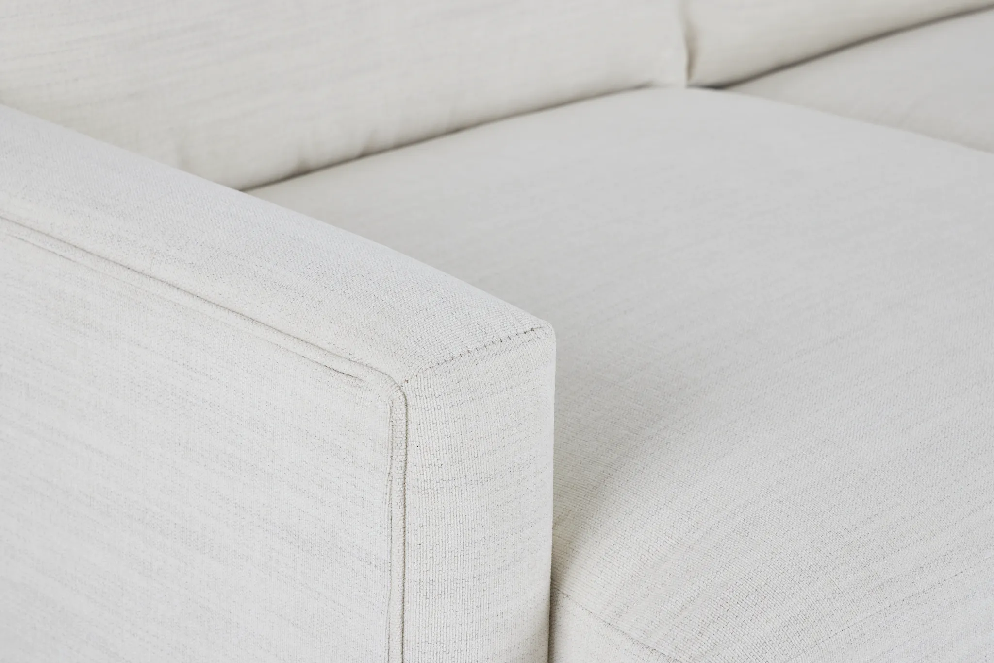 Noah Ivory Fabric Loveseat