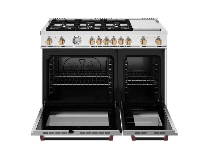 Bertazzoni Master Series Black 48" Gas Range